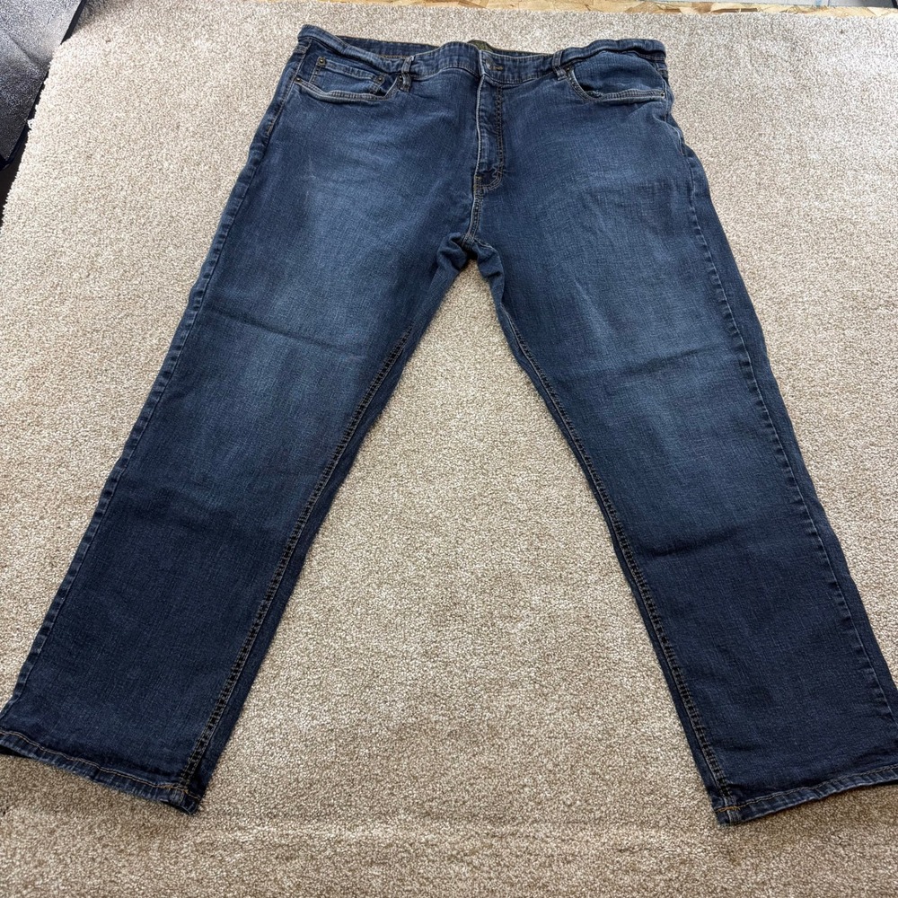 Urban Star Mens Relaxed Fit Dark Wash Stretch Denim Jeans 44x30 Y2K 44 30 Cotton